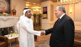 President Armen Sarkissian discussed prospects of cooperation with representatives of the Qatar Investment Authority