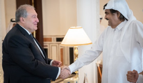 President Armen Sarkissian had a meeting with the Father Emir of Qatar