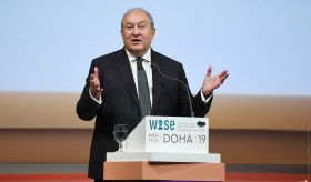President Armen Sarkissian made a statement at the World Innovation Summit for Education