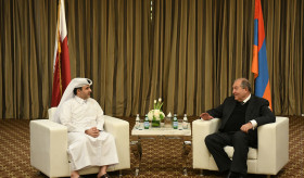 President Armen Sarkissian met with the Minister of Municipality and Environment Issues of the State of Qatar