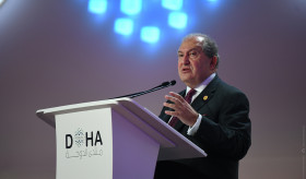 President Sarkissian made a statement at the Doha Forum